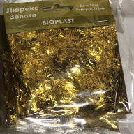 Блестки золото полоска, глиттер 0,2х2мм - Блестки золото полоска, глиттер 0,2х2мм